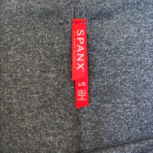 Spanx high waist grey leggings large EUC - Picture 2 of 5